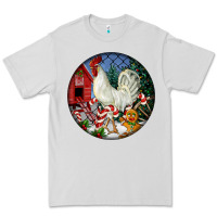 Leghorn Rooster Christmas Ornament Premium Tee | Teevron