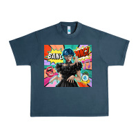 Midnight Navy pop art gothic girl Urban Heavy Tee - TumblerDesignByShophia