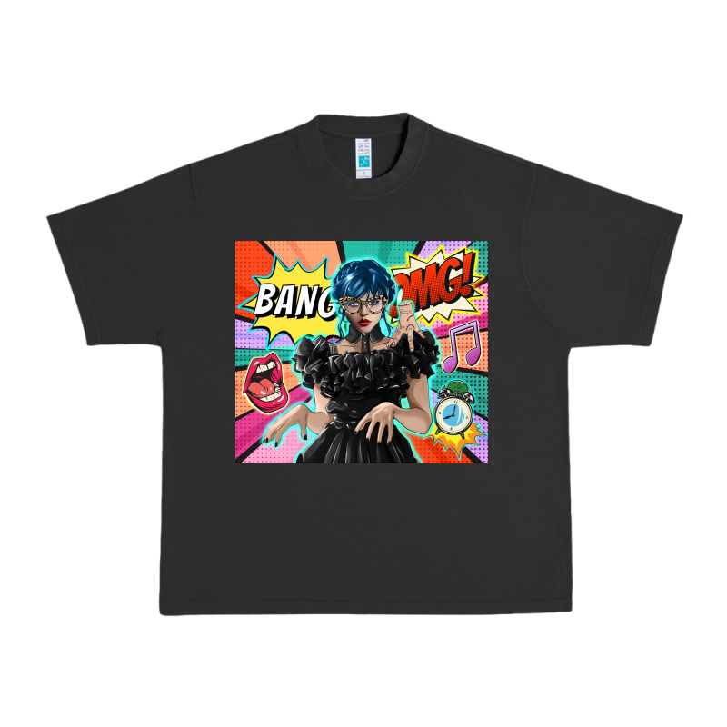 Pop Art Gothic Girl Urban Heavy Tee by TumblerDesignByShophia | Teevron