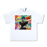 White pop art gothic girl Urban Heavy Tee - TumblerDesignByShophia