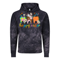 Cloud Black Happy Easter Dental Easter Day Vintage Hoodie - HowdyJamesFarm