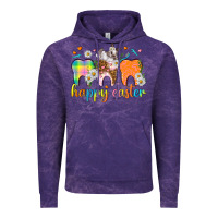 Cloud Purple Happy Easter Dental Easter Day Vintage Hoodie - HowdyJamesFarm