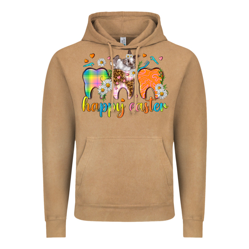Happy Easter Dental Easter Day Vintage Hoodie by HowdyJamesFarm | Teevron