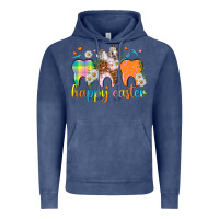 Vintage Denim Happy Easter Dental Easter Day Vintage Hoodie - HowdyJamesFarm