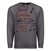 Charcoal Heather sweet caroline...bah bah bah Premium Sweatshirt - lanVoArt