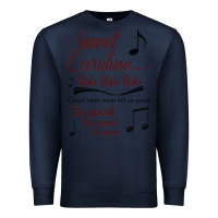Navy sweet caroline...bah bah bah Premium Sweatshirt - lanVoArt