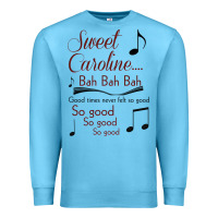 Ocean Blue sweet caroline...bah bah bah Premium Sweatshirt - lanVoArt