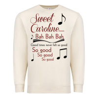 Sandshell sweet caroline...bah bah bah Premium Sweatshirt - lanVoArt