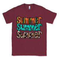 Burgundy summer western Classic Tee - RacoonDesign