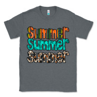 Charcoal Heather summer western Classic Tee - RacoonDesign