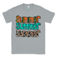 Heather Grey summer western Classic Tee - RacoonDesign