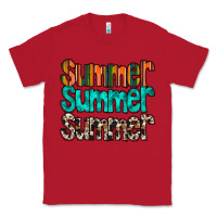 Red summer western Classic Tee - RacoonDesign