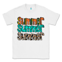 White summer western Classic Tee - RacoonDesign