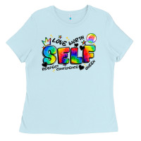 Self Love Tie Dye Ladies Tee | Teevron