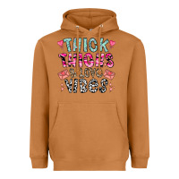 Meerkat Thick Thighs And Love Vibes Heavyweight Hoodie - CowhideDigitalArt