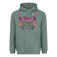 Sage Thick Thighs And Love Vibes Heavyweight Hoodie - CowhideDigitalArt