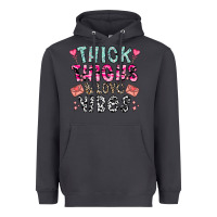 Smoke Thick Thighs And Love Vibes Heavyweight Hoodie - CowhideDigitalArt