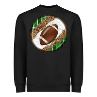 Black American Football Round Carrings 2 Heavyweight Sweatshirt - BundleAndBundleShop