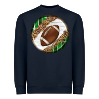 Navy American Football Round Carrings 2 Heavyweight Sweatshirt - BundleAndBundleShop