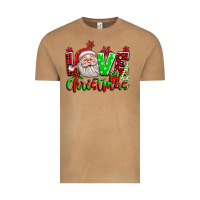 Love Christmas Santa Vintage Tee | Teevron