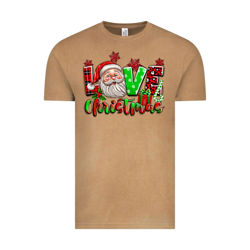 Love Christmas Santa Vintage Tee by texasbilliewilder | Teevron