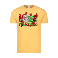 Vintage Mustard love christmas santa Vintage Tee - texasbilliewilder