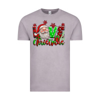Vintage Zinc love christmas santa Vintage Tee - texasbilliewilder
