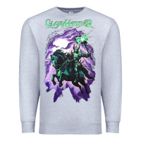 Heather Grey gloryhammer   chaos wizard Premium Sweatshirt - lanVoArt