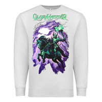 Oatmeal Heather gloryhammer   chaos wizard Premium Sweatshirt - lanVoArt