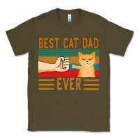 Army Green Best Cat Dad Ever Classic Tee - Bettercallsaul