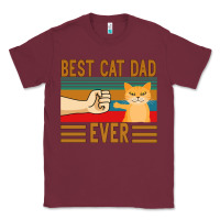 Burgundy Best Cat Dad Ever Classic Tee - Bettercallsaul
