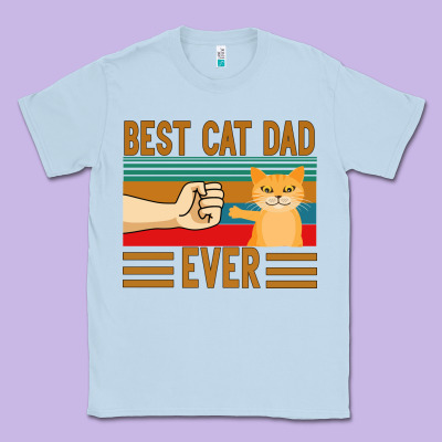 Best Cat Dad Ever Classic Tee Designed By Bettercallsaul