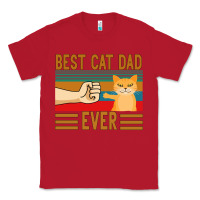 Red Best Cat Dad Ever Classic Tee - Bettercallsaul