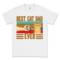 White Best Cat Dad Ever Classic Tee - Bettercallsaul