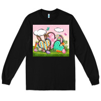 Black easter Long Sleeve Tee - CowGirlArtShop