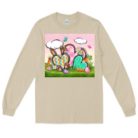Mushroom easter Long Sleeve Tee - CowGirlArtShop