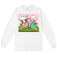 White easter Long Sleeve Tee - CowGirlArtShop