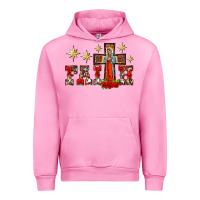 Fuchsia Pink faith our lady of guadalupe cross Urban Hoodie - BarkalooDesign