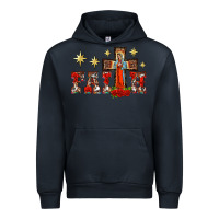 Navy faith our lady of guadalupe cross Urban Hoodie - BarkalooDesign