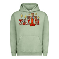 Pigment Oil Green faith our lady of guadalupe cross Urban Hoodie - BarkalooDesign