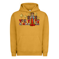 Pigment Peanut Butter faith our lady of guadalupe cross Urban Hoodie - BarkalooDesign