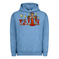 Pigment Pebble Blue faith our lady of guadalupe cross Urban Hoodie - BarkalooDesign