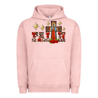 Pigment Salmon faith our lady of guadalupe cross Urban Hoodie - BarkalooDesign