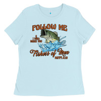 Baby Blue fishers of men Ladies Tee - Artiststas