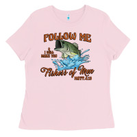 Bubblegum Pink fishers of men Ladies Tee - Artiststas