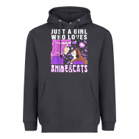 Smoke anime cat anime stuff Heavyweight Hoodie - lanVoArt