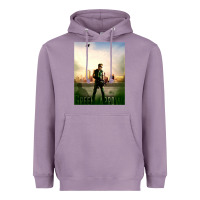 Lavender green arrow Heavyweight Hoodie - lanVoArt