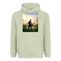 Matcha green arrow Heavyweight Hoodie - lanVoArt