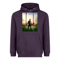 Plum green arrow Heavyweight Hoodie - lanVoArt