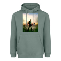 Sage green arrow Heavyweight Hoodie - lanVoArt